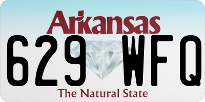 AR license plate 629WFQ