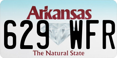 AR license plate 629WFR