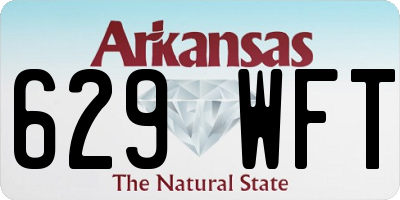 AR license plate 629WFT