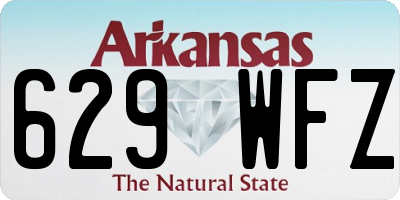 AR license plate 629WFZ