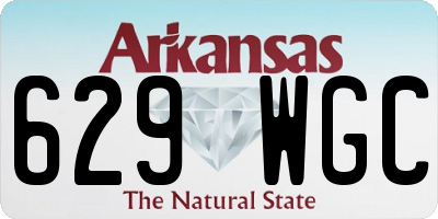 AR license plate 629WGC