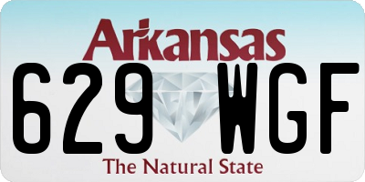 AR license plate 629WGF