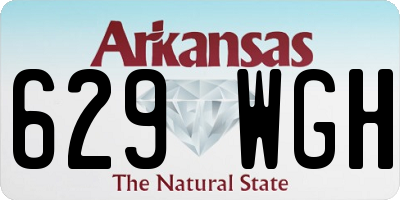 AR license plate 629WGH
