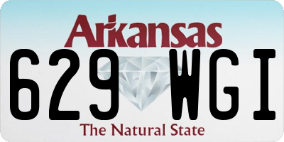 AR license plate 629WGI