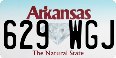 AR license plate 629WGJ