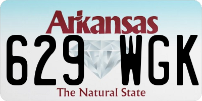 AR license plate 629WGK