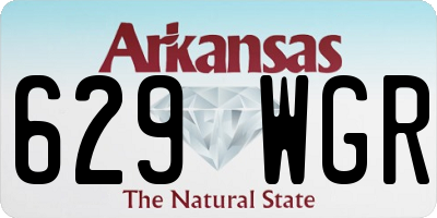 AR license plate 629WGR