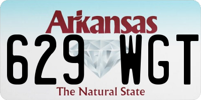 AR license plate 629WGT