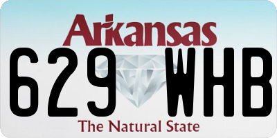 AR license plate 629WHB