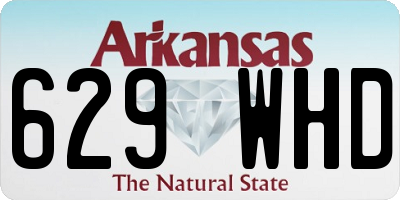 AR license plate 629WHD