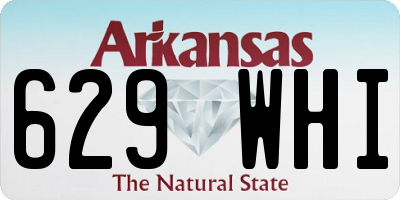 AR license plate 629WHI