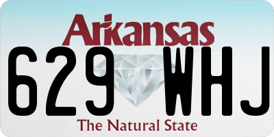 AR license plate 629WHJ