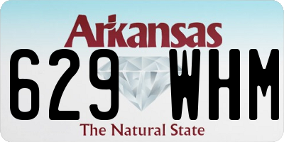 AR license plate 629WHM