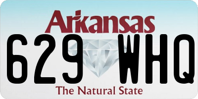 AR license plate 629WHQ