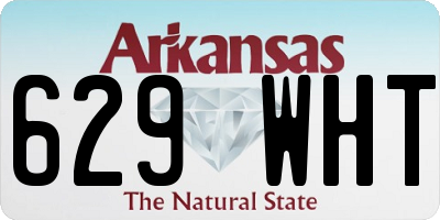 AR license plate 629WHT