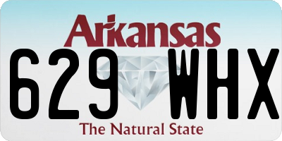 AR license plate 629WHX