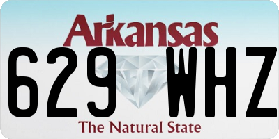 AR license plate 629WHZ