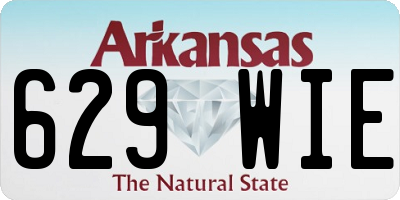 AR license plate 629WIE