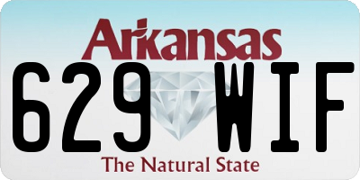 AR license plate 629WIF