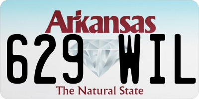 AR license plate 629WIL