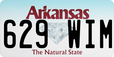 AR license plate 629WIM