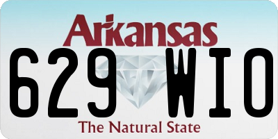 AR license plate 629WIO