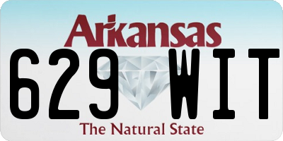 AR license plate 629WIT