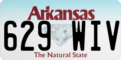 AR license plate 629WIV