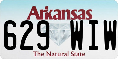 AR license plate 629WIW