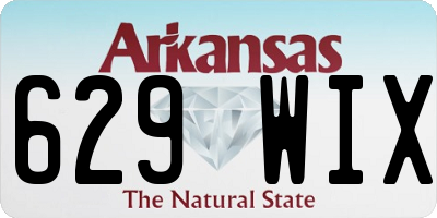 AR license plate 629WIX