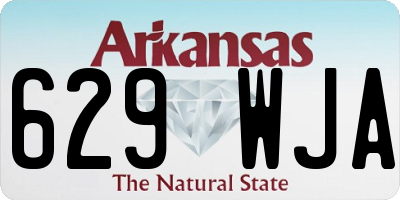 AR license plate 629WJA