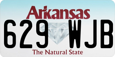 AR license plate 629WJB