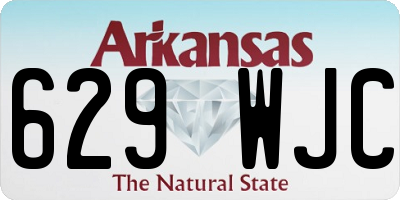 AR license plate 629WJC