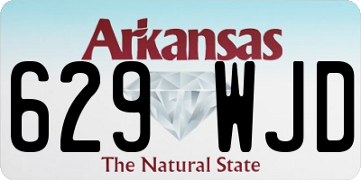 AR license plate 629WJD