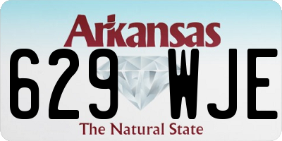 AR license plate 629WJE