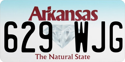 AR license plate 629WJG