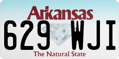 AR license plate 629WJI