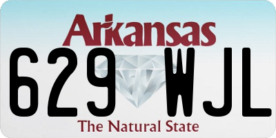 AR license plate 629WJL