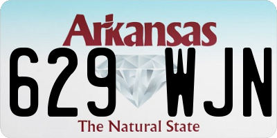 AR license plate 629WJN