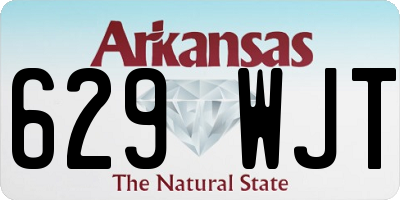 AR license plate 629WJT