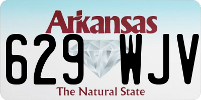 AR license plate 629WJV