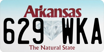 AR license plate 629WKA