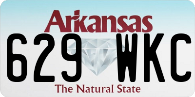 AR license plate 629WKC