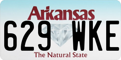 AR license plate 629WKE