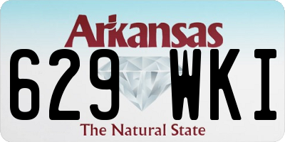 AR license plate 629WKI