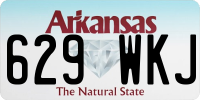 AR license plate 629WKJ