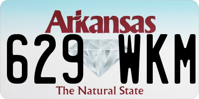 AR license plate 629WKM