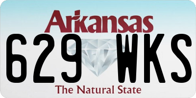 AR license plate 629WKS