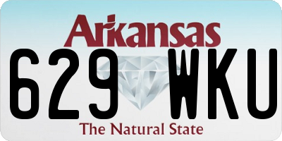 AR license plate 629WKU