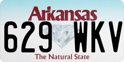 AR license plate 629WKV